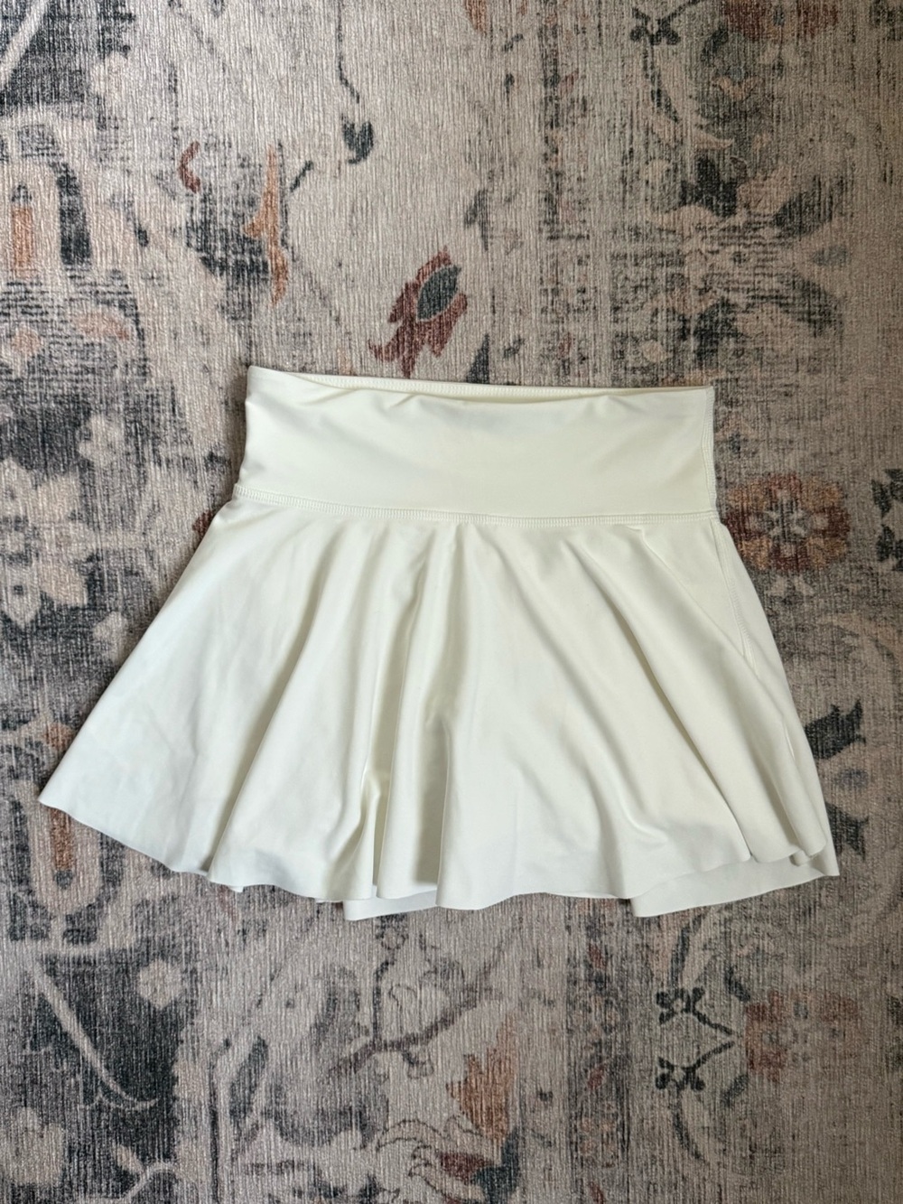 Old Navy White Active Flared Skort